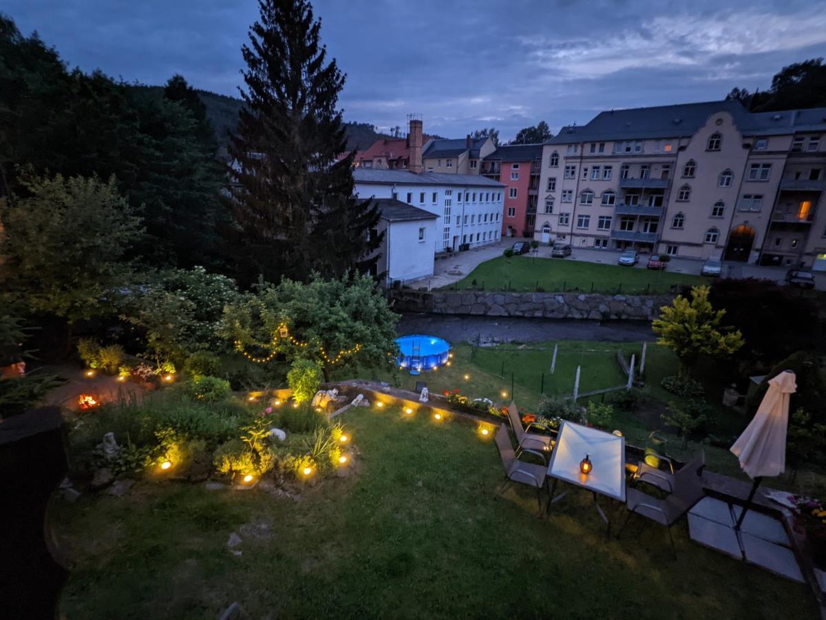 Urlaubstraum Mit Pool, Terrasse & Fluss Im Garten - Ut Apartment Sebnitz Exterior photo