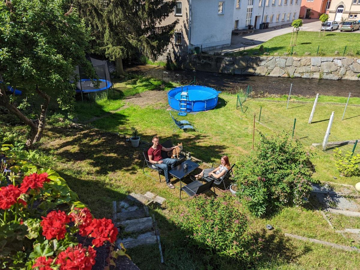 Urlaubstraum Mit Pool, Terrasse & Fluss Im Garten - Ut Apartment Sebnitz Exterior photo