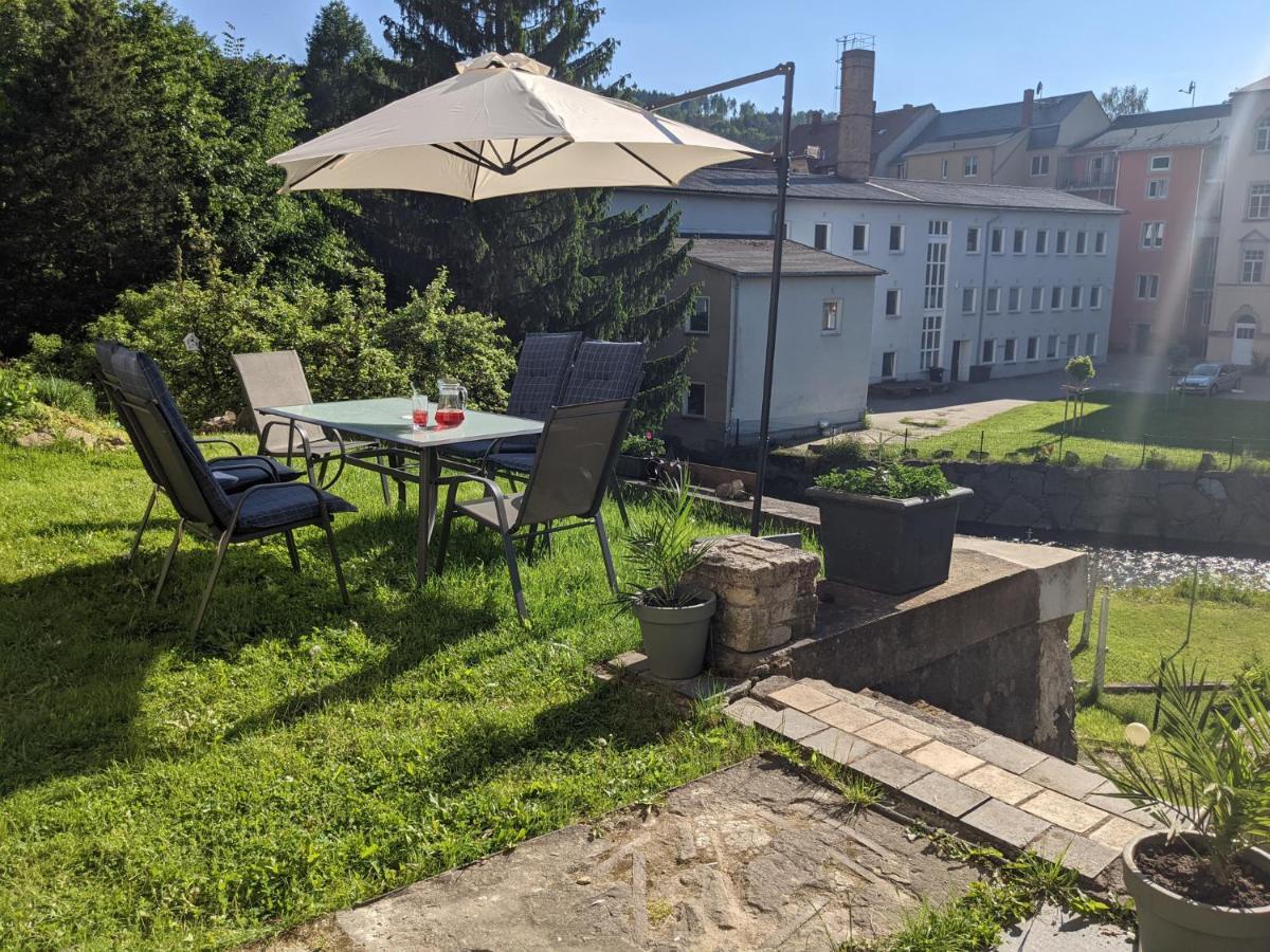 Urlaubstraum Mit Pool, Terrasse & Fluss Im Garten - Ut Apartment Sebnitz Exterior photo