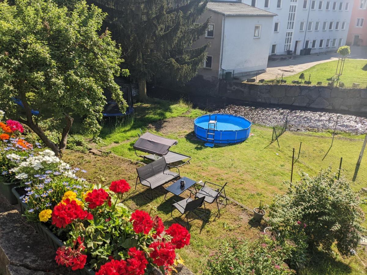 Urlaubstraum Mit Pool, Terrasse & Fluss Im Garten - Ut Apartment Sebnitz Exterior photo